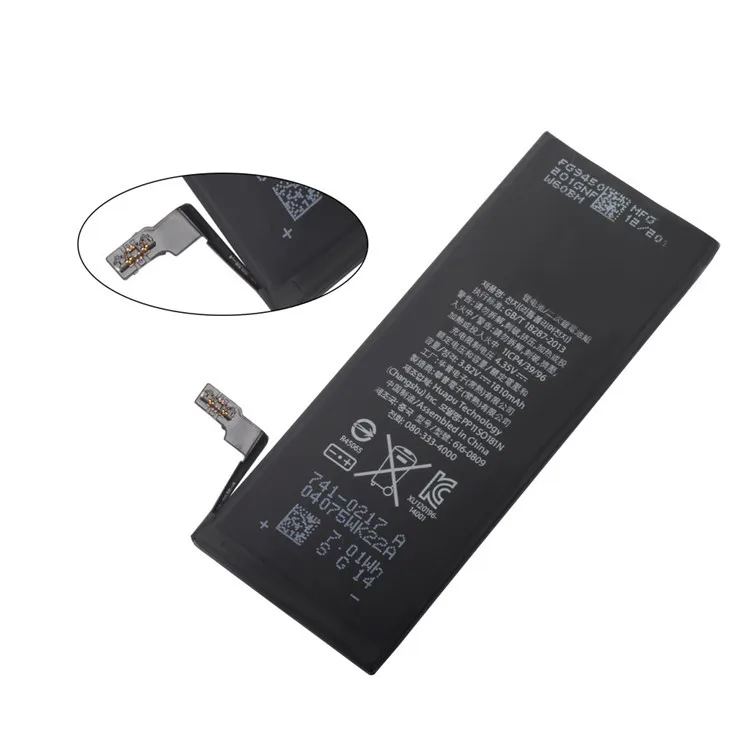 Аккумулятор для iPhone 4 4S 5 5S 5C SE 6 6S 7 8 Plus X XR XS Max надежный аккумулятор Apple 0 циклов |