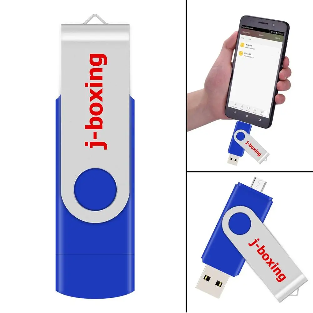 USB флеш накопитель J boxing OTG объемом 64 ГБ 32 16 ГБ|USB флэш-накопители| |
