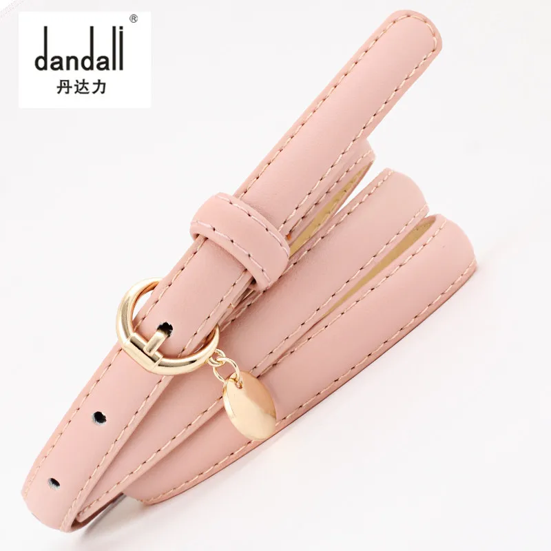 Женский ремень Dandali модный дизайн Женские поясные ремни с золотой пряжкой