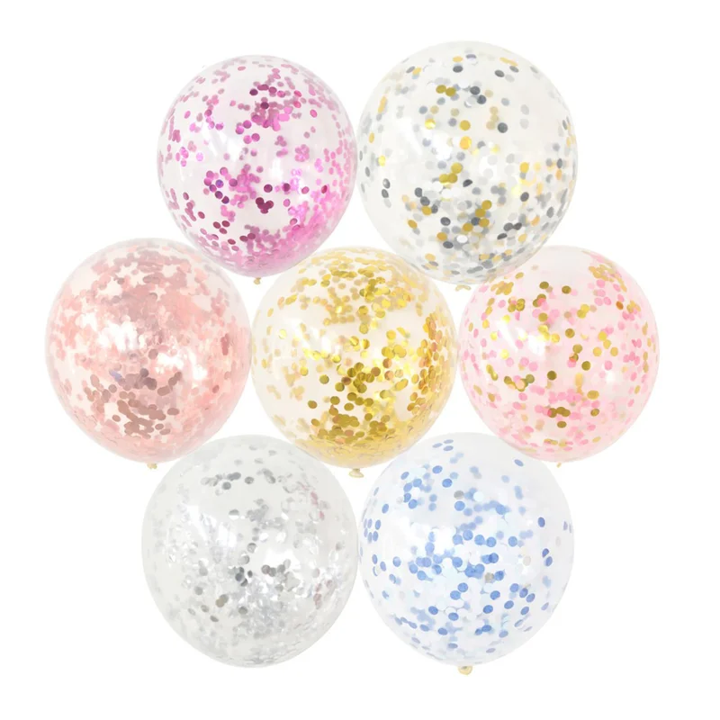 10 шт. декоративные латексные шары с конфетти|Воздушные и аксессуары| |