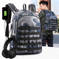 eat chicken with the same style can be customized logo backpack school bag fortnite jojo bizarre adventure oxford camouflage