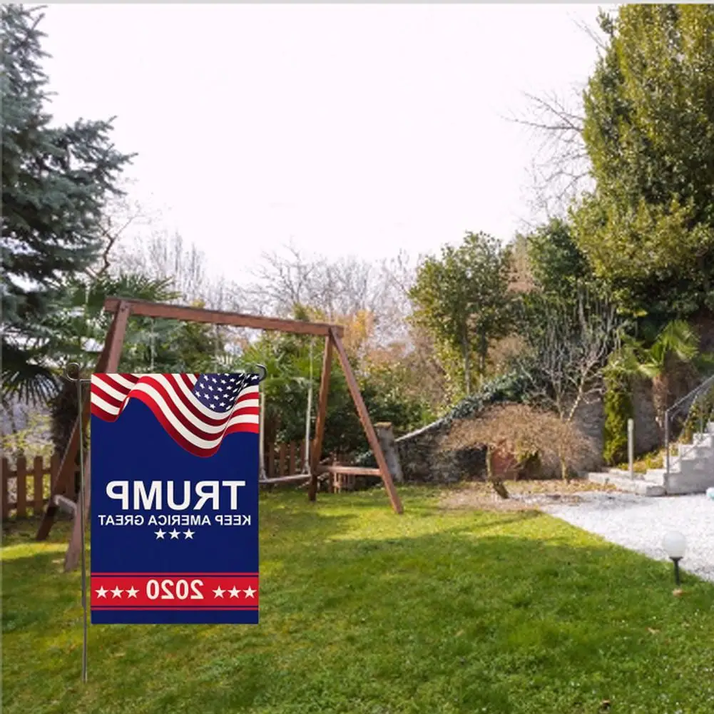 Американский президент Дональд флаг &quotТрамп&quot двусторонняя ткань украшение на