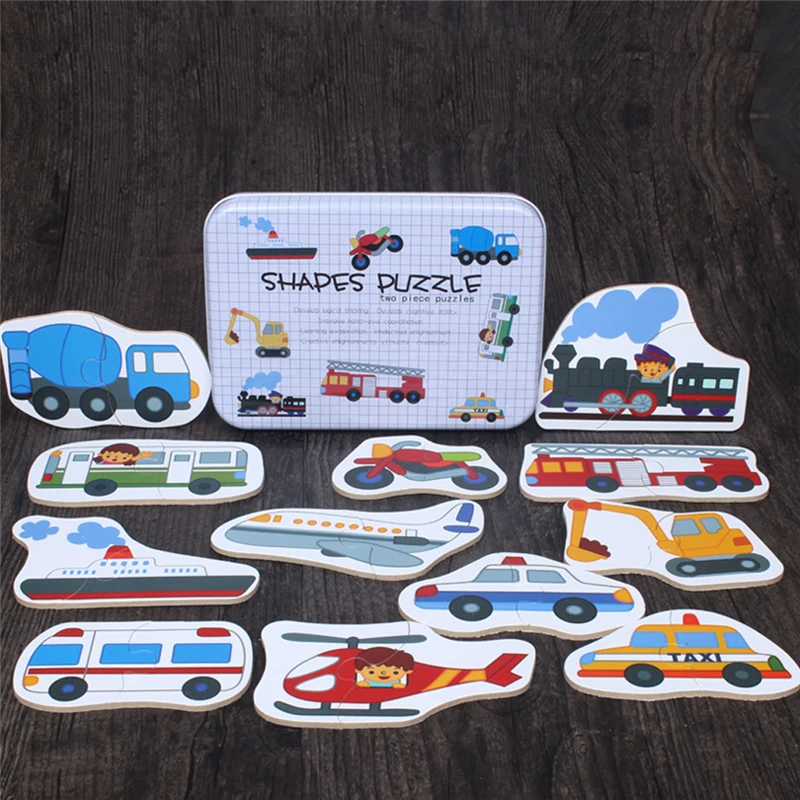 1 комплект милые новые детские познавательные головоломки игрушки для малышей