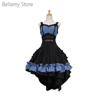 made for you classic gothic lolita everyday court short sleeveless skirt bandage skirt