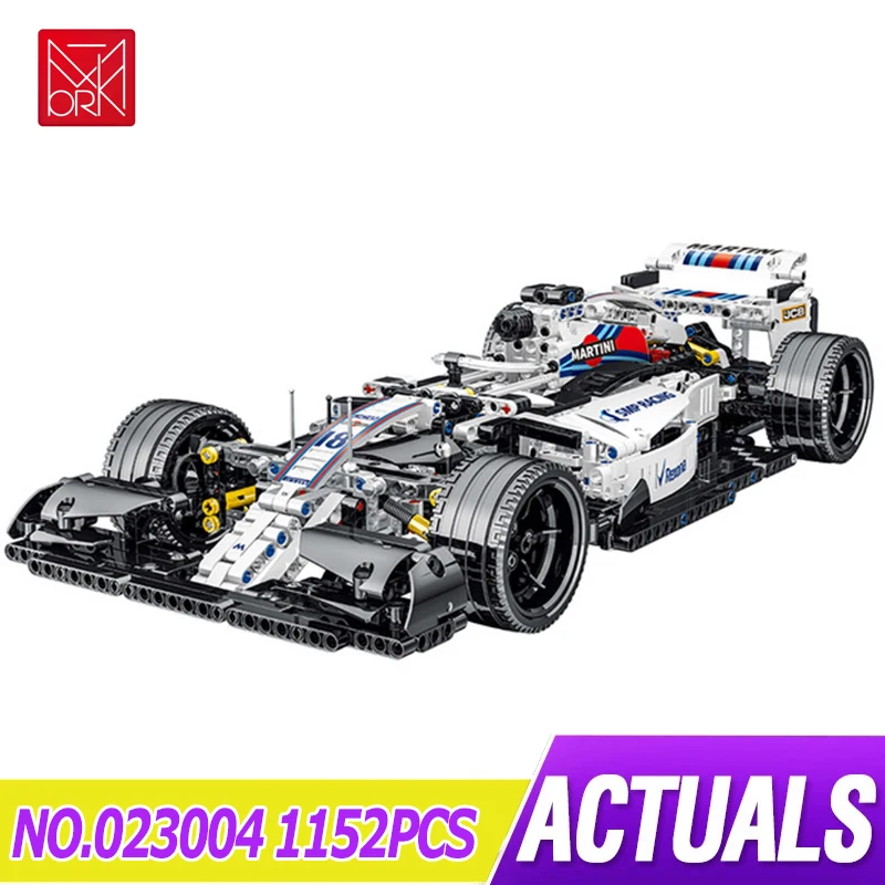 

Конструктор MOC 023004 Technology Series F1, спортивный автомобиль, 1152 деталей, имитация автомобиля 1:14, модель F1, попеременные кубики, игрушки, подарок