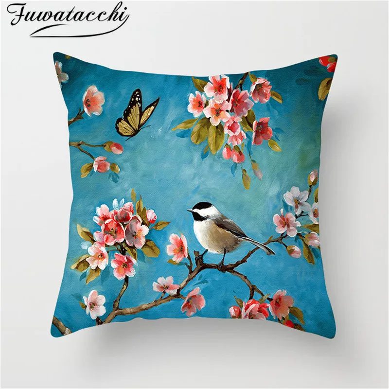 Чехол для подушки в виде птицы|Наволочки| |