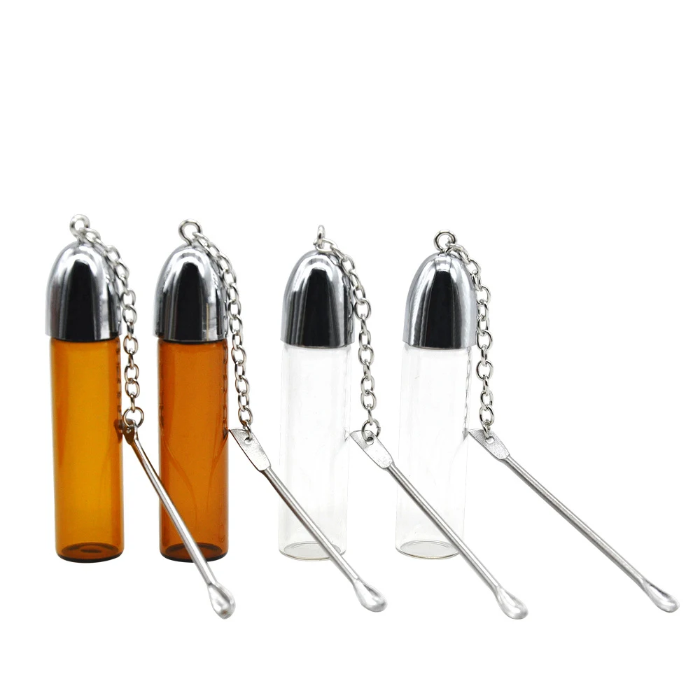 Стеклянный дозатор для табака пуля ракета табак нюх 36 мм/57 мм/72 мм металлический