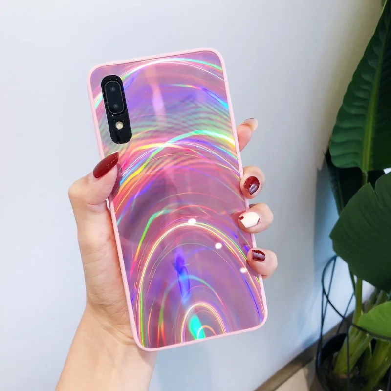 Радужный чехол из поликарбоната и ТПУ для Samsung Galaxy S10 S20 FE Ultra Lite A10 A20 A30 A50 A70 A51 A71 A30S