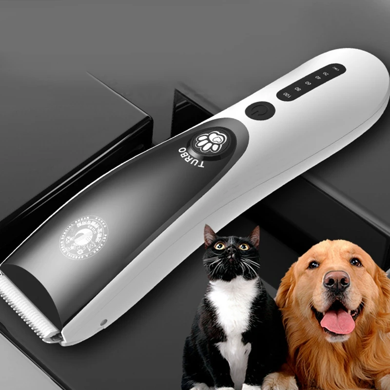 Профессиональный триммер для волос собак бесшумный USB Перезаряжаемый