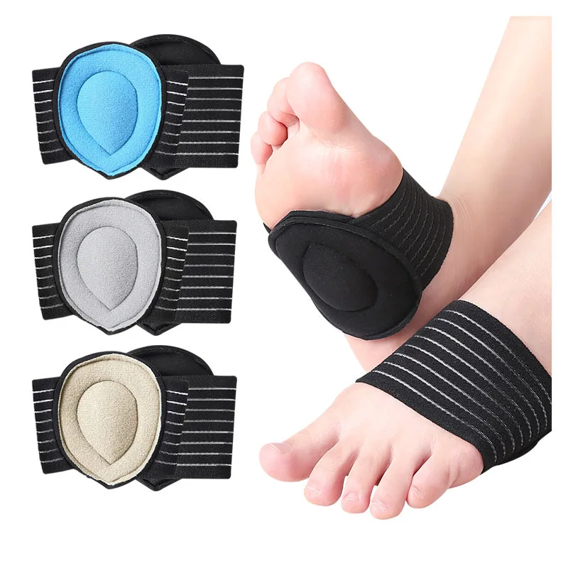 1 пара пятки боли подошвенный фасциит стельки для обуви Арка Поддержка обувь со