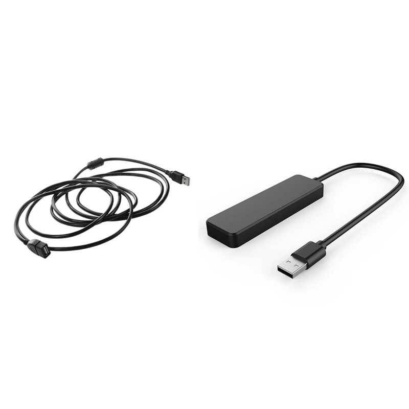 Ультратонкий телефон с 4 USB портами и 2 0 черного цвета кабель удлинитель для ПК