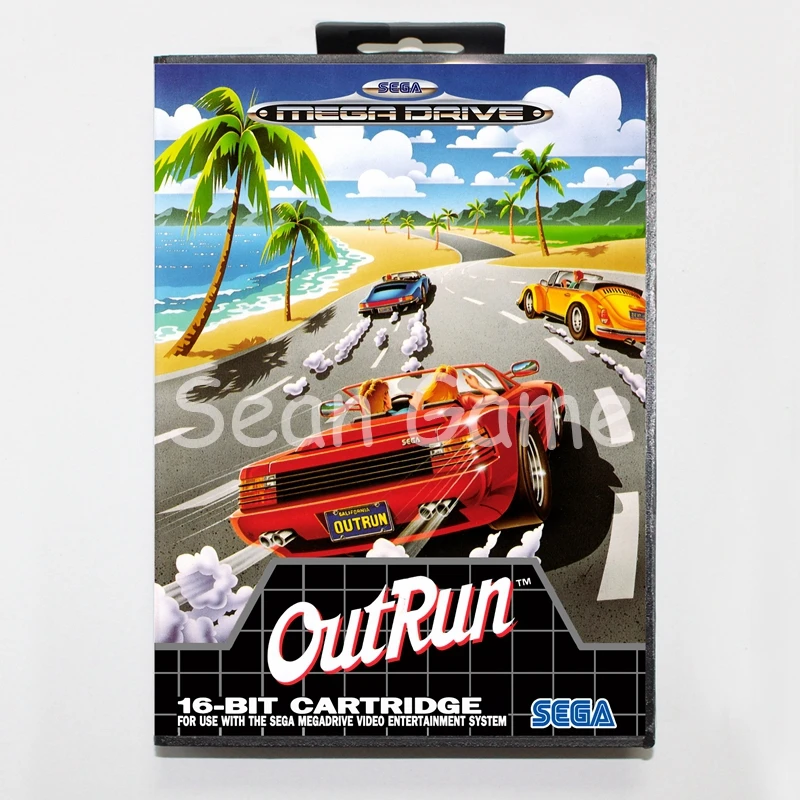 Престационарная 16 битная игровая карта Elevata MD для Sega Mega Drive чехол с розничной