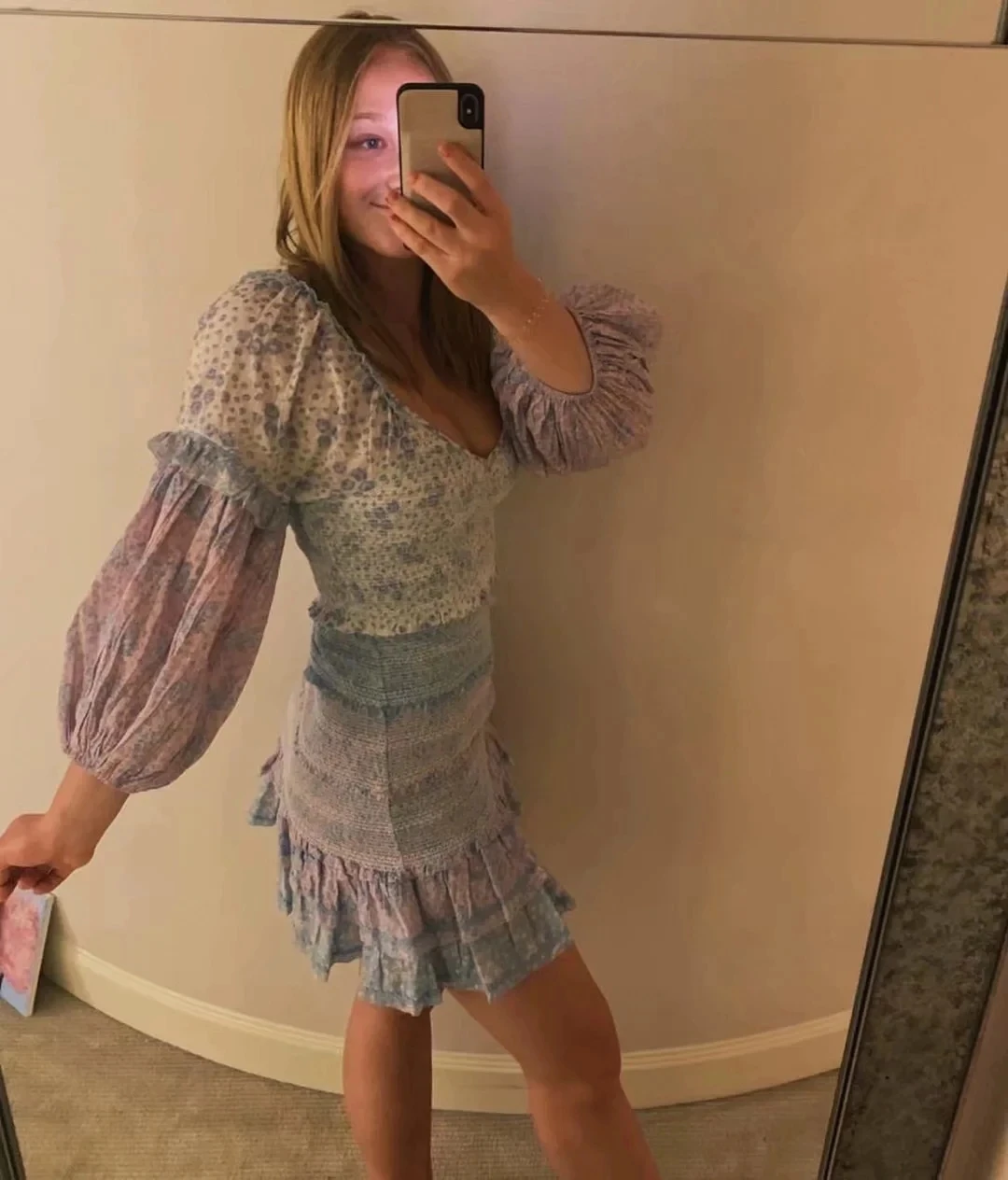 

BOHO INSPIRED floral print ruffle dress for women vintage Summer dress puff sleeve ruched ladies dress sexy boho party dress