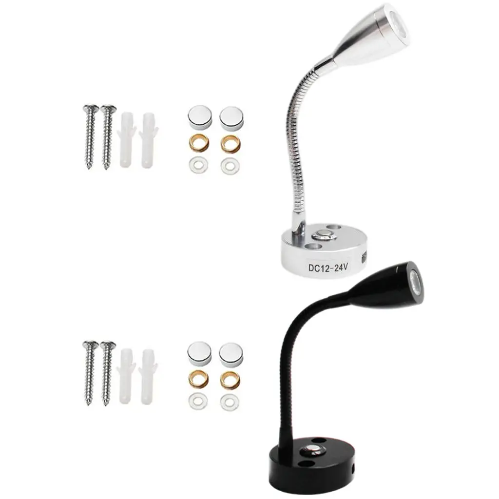 

RV Reading Light Spotlight Touch Control Flexible Gooseneck LED Fit for Cabin Trailer Van