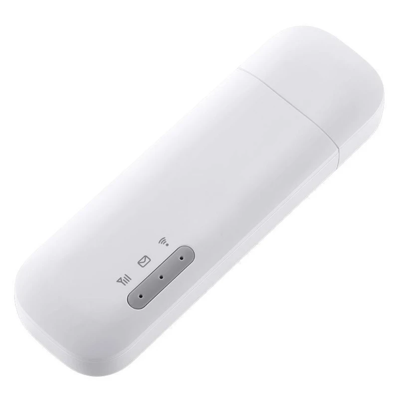 

85DC Travel Portable Lightweight Unlocked Modern E8372h 820 Universal 4G LTE Wifi USB Wingle White Plug and Play MB Broadband No