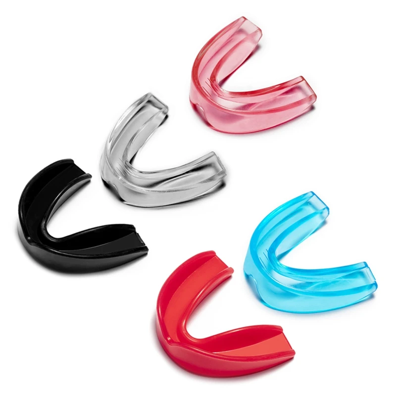

5pcs Sport Mouth Guard EVA Teeth Protector Kids Adults Mouthguard Tooth Brace Protection for Basketball Rugby Boxing Karate