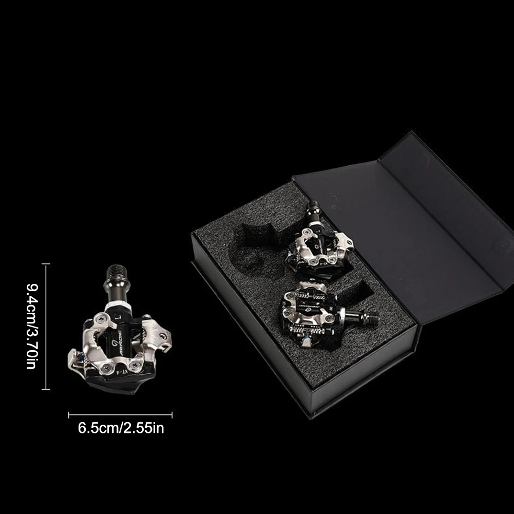 

MTB Mountain Bike Self Locking Pedals Cycling Clipless Pedals Aluminum Alloy Pedal Parts SPD Bicycle Accessories