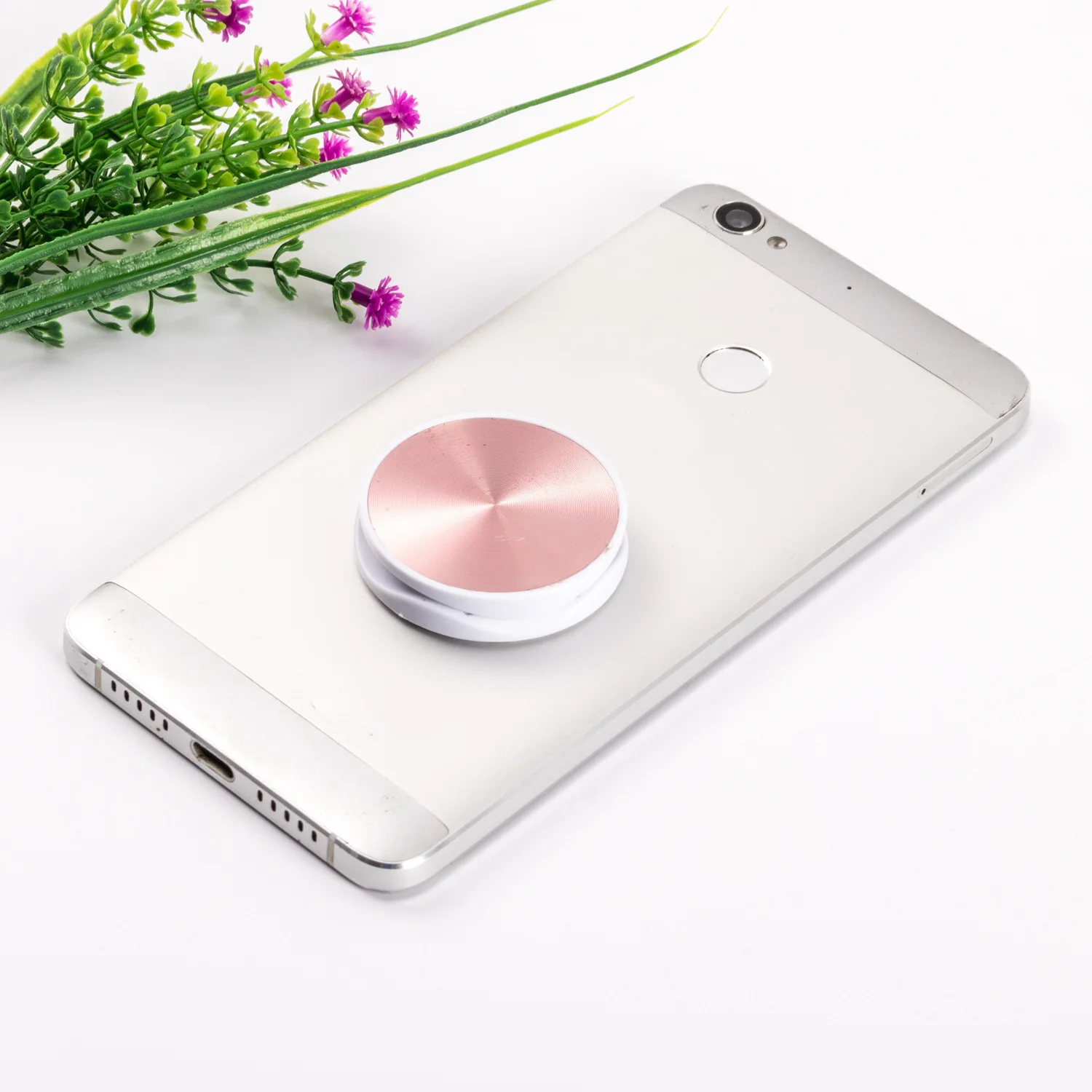 cd rose gold Кольцо-держатель для телефона anel 3d розетки милый movil love cd телефон Подставка для телефонов для мобильных телефонов Единорог iphone huawei xiaomi redmi телефоны - Цвет: cd rose gold