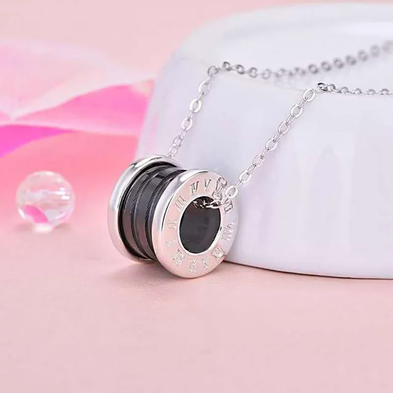 Римское цифровое ожерелье подвеска колье керамическая цепочка украшения и