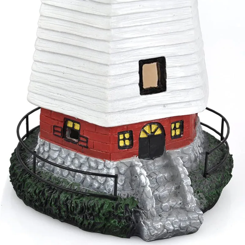 Автоматически горит светодиодный солнечный светильник дом статуя образный