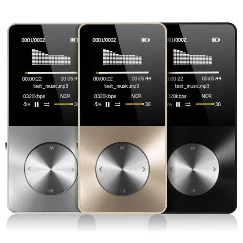 Enlarge 2022 2021 Aluminum Alloy 16GB MP3 Player with Built-in Speaker HIFI player mp4 players video Lossless music mp4 player