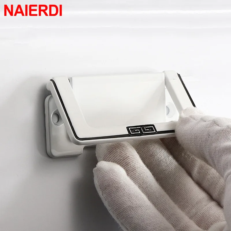 Современные скрытые ручки для шкафа NAIERDI ручка из цинкового сплава кухонный шкаф