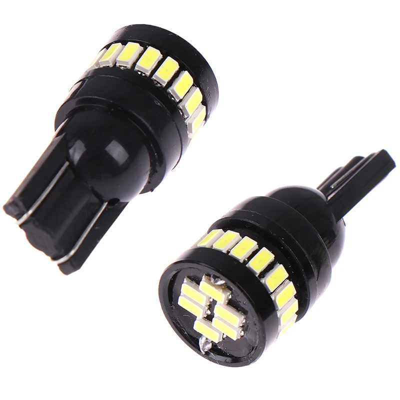 

2PCS T10 3014 24SMD Car CANBUS Error Free Wedge Light Bulb White