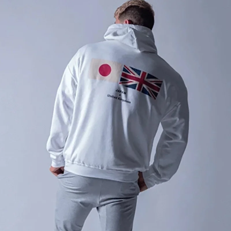 

Jogging sports hoodie men's casual sweater printing long-sleeved hooded pullover new autumn street men's fashion jacket
