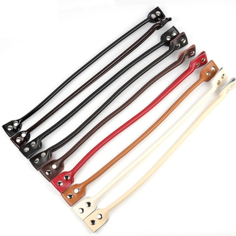 

2pcs Handbag Handles PU Leather Purse Strap with Button for Handbags Top Handle Bags DIY Making Accessories