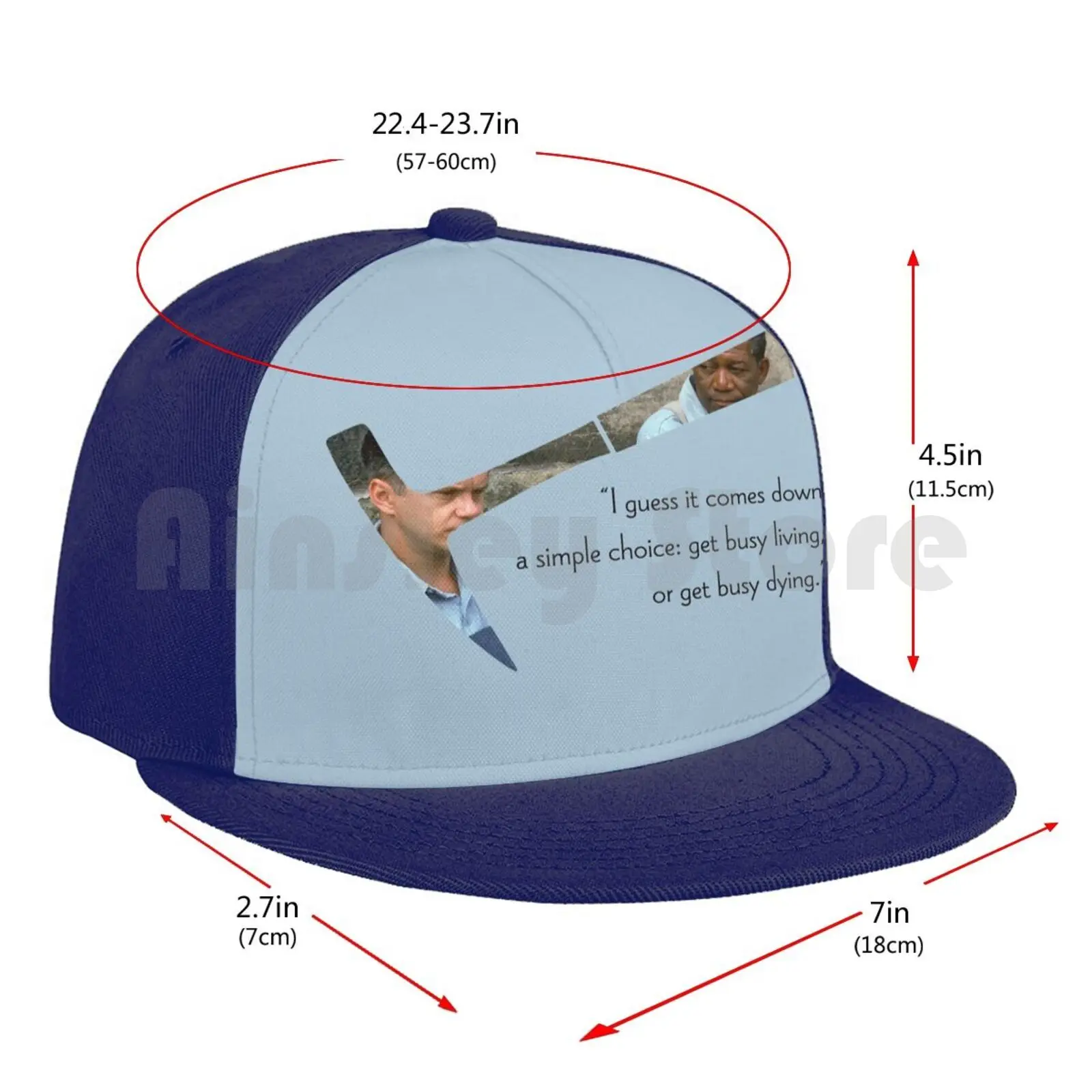 

The Shawshank Redemption Quote Baseball Cap Adjustable Snapback Hats Hip Hop The Shawshank Redemption Quote Cadena Perpetua