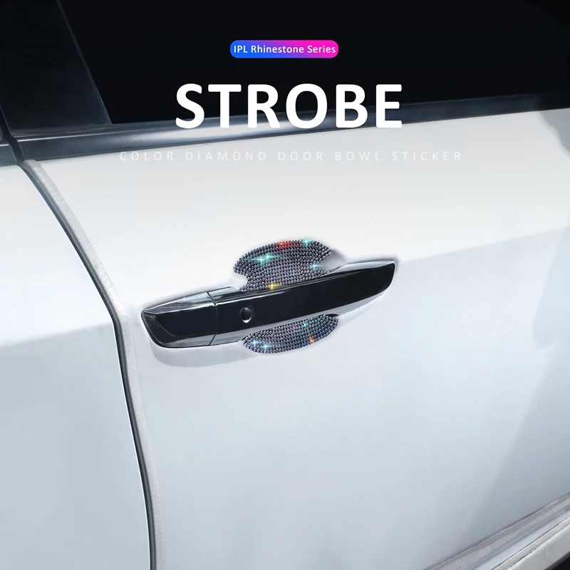 

New 4PCS Car Door Bowl Sticker Car Door Handle Scratches Protective Sticker Car Decal Car Styling Car Accessories for Woman