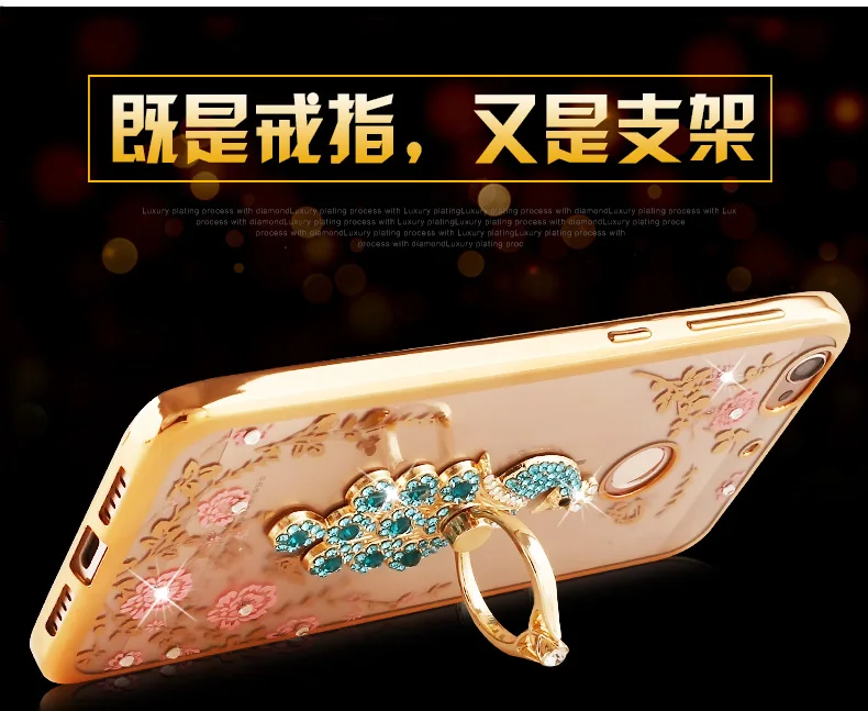 Роскошный чехол для телефона из мягкого термопластика с кристаллами
