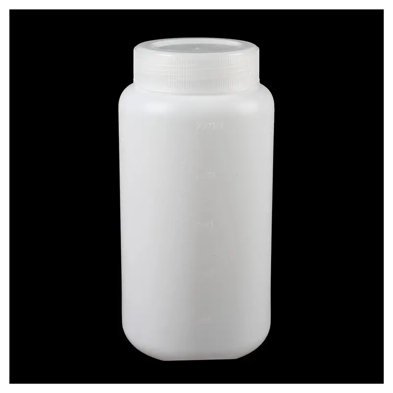

2500ML White Plastic Graduated Lab Chemical Capacity Storage Bottle