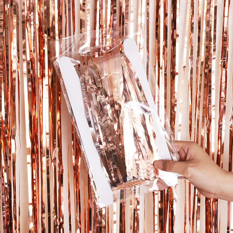 Радужный фон для фотосъемки с изображением мишуры и бахромы 2 м | Дом сад