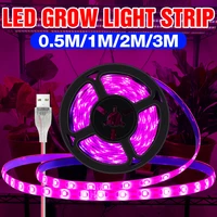 5v usb led grow light strip full spectrum waterproof led lights 2835 phyto lamps strip for greenhouse hydroponic plant growing