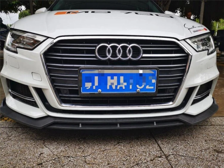 Защитный диффузор для заднего бампера Audi A3 ABS 2019-2020 комплект корпуса бампер