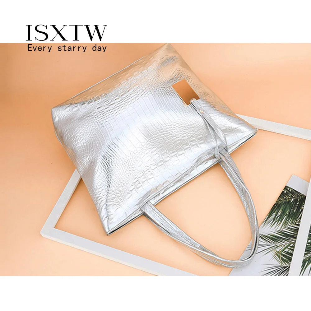 ISXTW 2019 новая сумка с узором крокодиловая Сумка в женских сумках на плечо модная