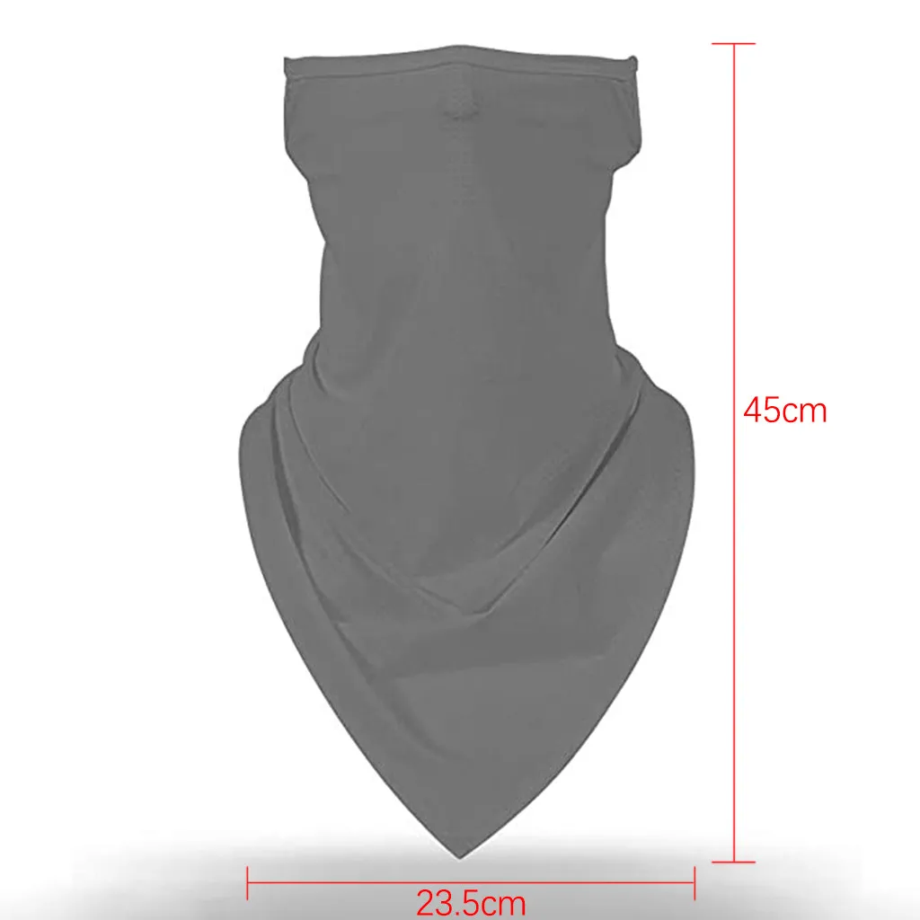 Бандана-шарф унисекс из ледяного шелка оборудование для верховой езды Маска на