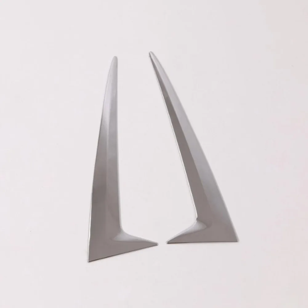

Car Exterior Cover Trim Rear Triangle Rear Wing Cover Trim 2pcs/set ABS