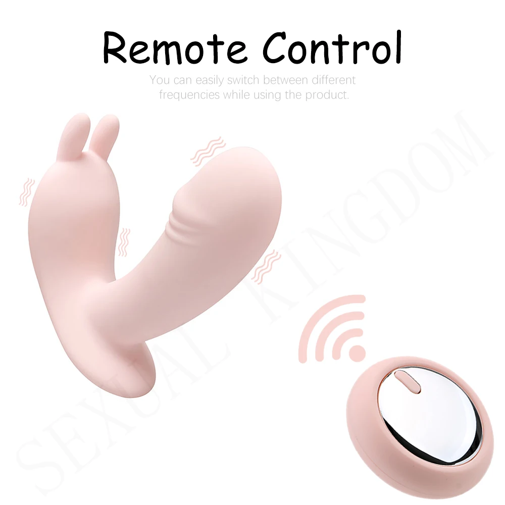 Милый носимый вибратор для женщин беспроводное дистанционной управление
