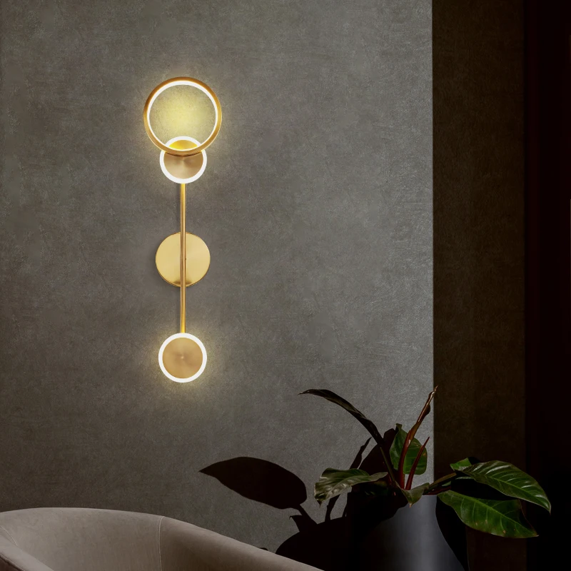

Modern Minimalist Luxury Wall Lights Nordic Bedroom Indoor Lighting Wall Lights Living Room Decoration Lampara Home Decor BC50BD
