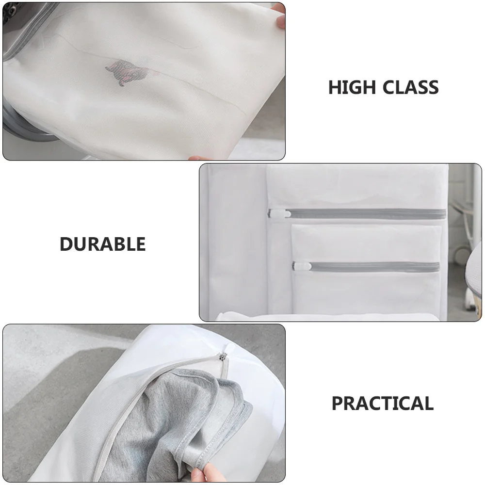 

6pcs Clothes Wash Bags Mesh Surface Laundry Bags Thickened Clothing Bags