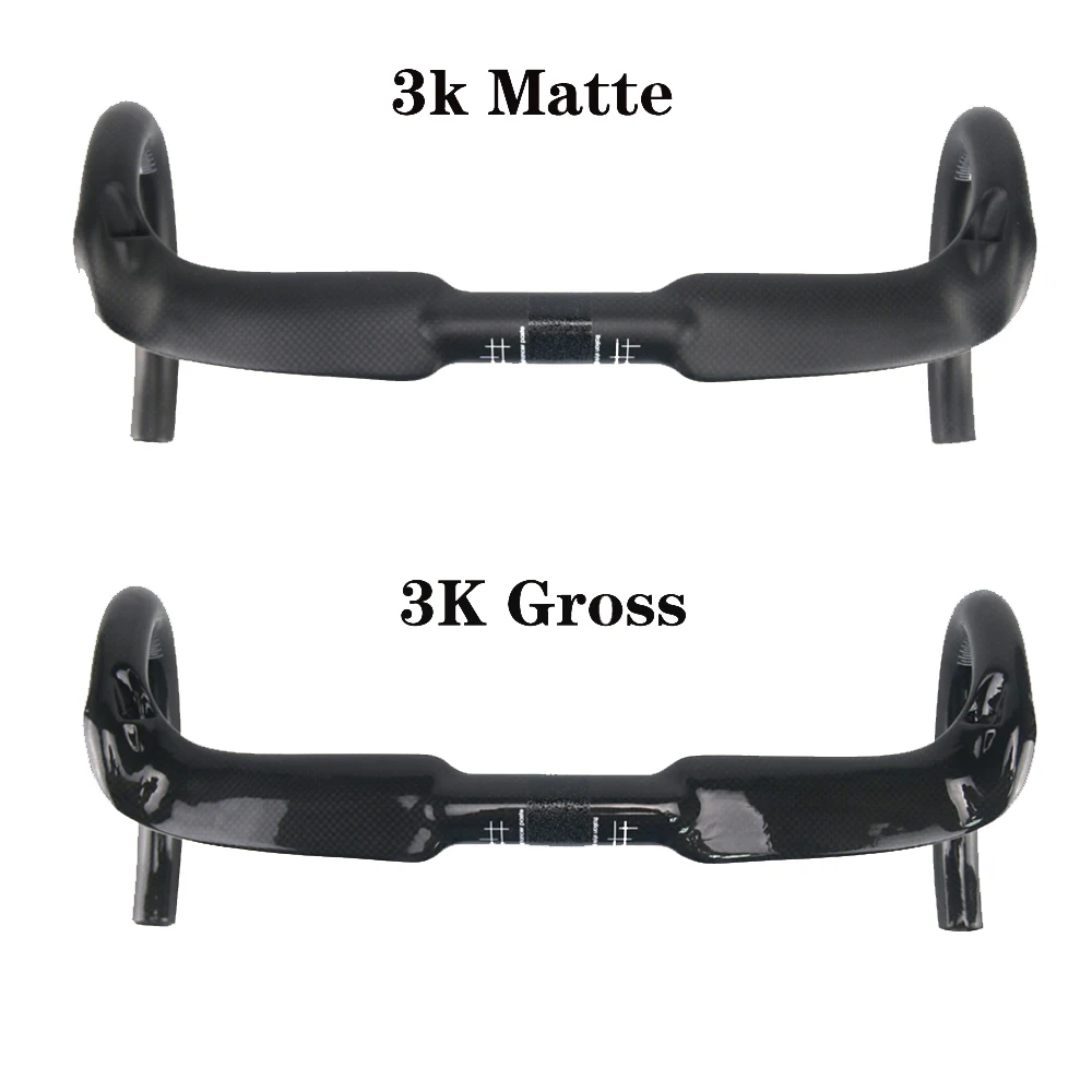 Цена Руль для шоссейного велосипеда обмотка руля 3K, руль для велоспорта из углеродного волокна, руль для дорожного велосипеда 31,8, ручка для велос...