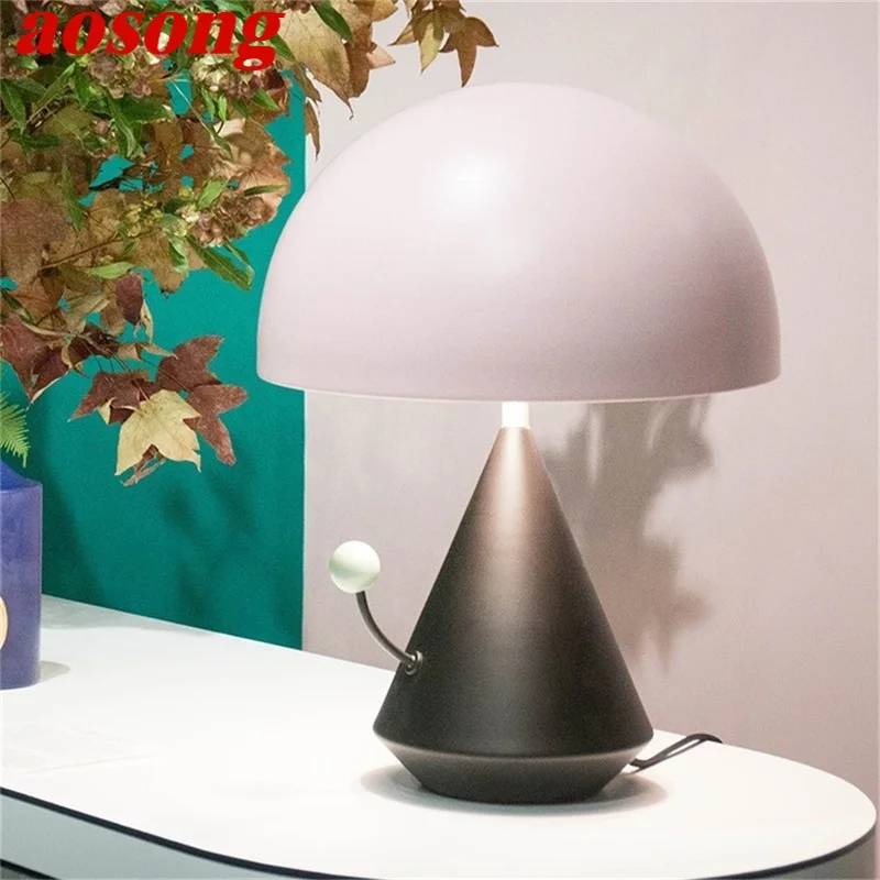 

AOSONG Nordic Creative Table Lamp Contemporary Desk Lighting for Home Bedside Decoration
