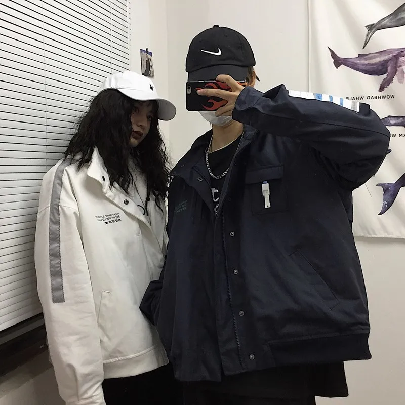 Женское хлопковое пальто повседневное Свободное составного кроя с принтом