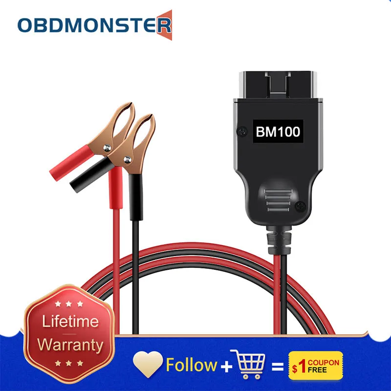 

Automotive Supply Power OBD2 Emergency Car BM100 12V ECU Computer Memory Saver Cable Auto Battery Replacement Tool