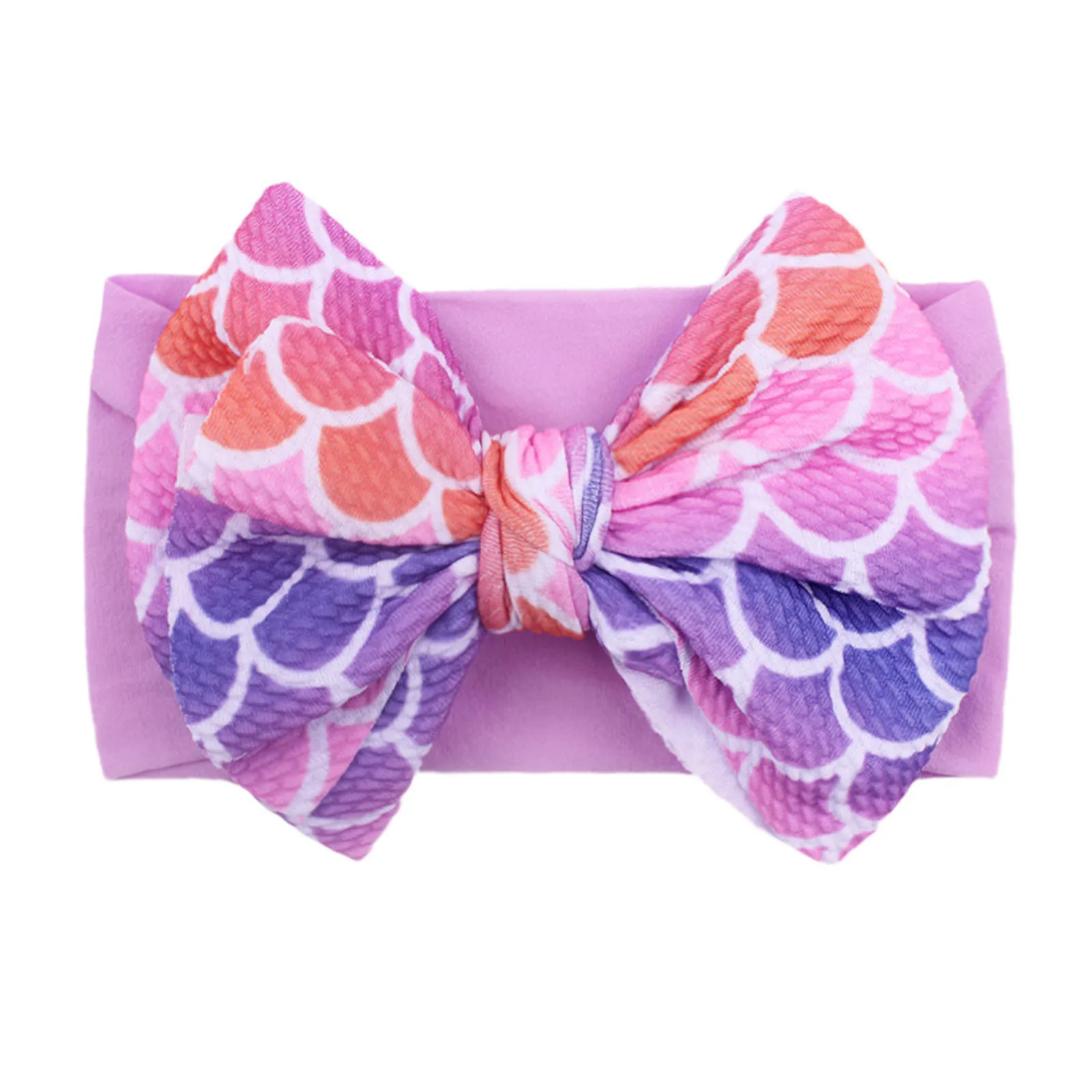 

1PC Baby Headbands Turban Newborn Infant Baby Girls Headdress Print Bow Headband Stretch Hairband Headwear Baby Hair Accessories