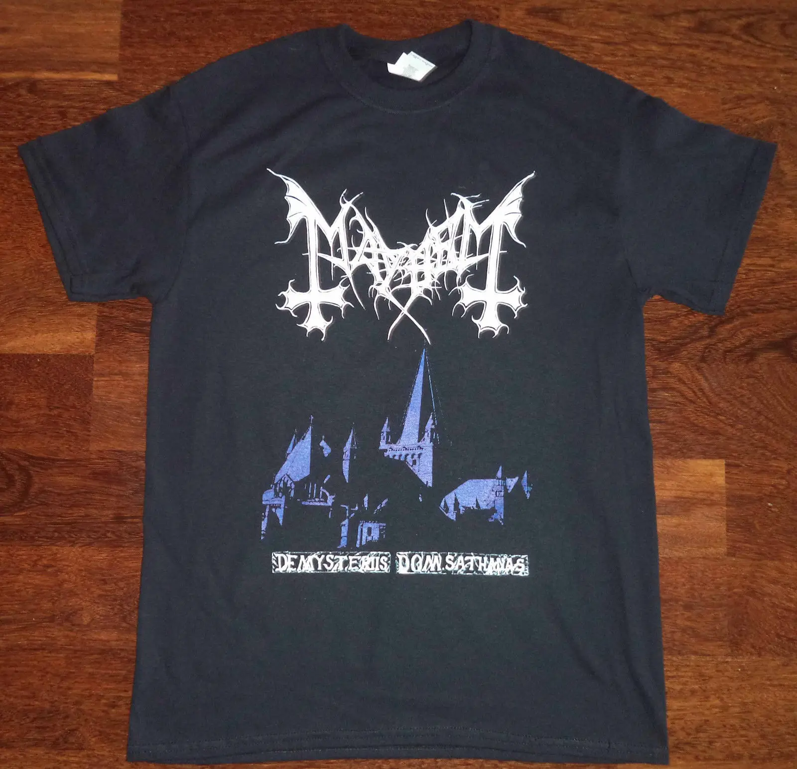 Майхем-де-Mysteriis Dom Sathanas Футболка L бессмертный рабство Taake Gorgoroth Новинка крутые