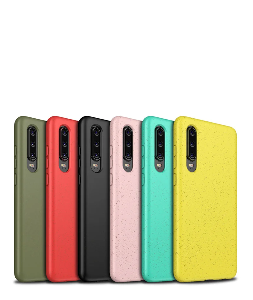 Биоразлагаемый гибридный мягкий ТПУ чехол для телефона huawei P30 LITE Pro |