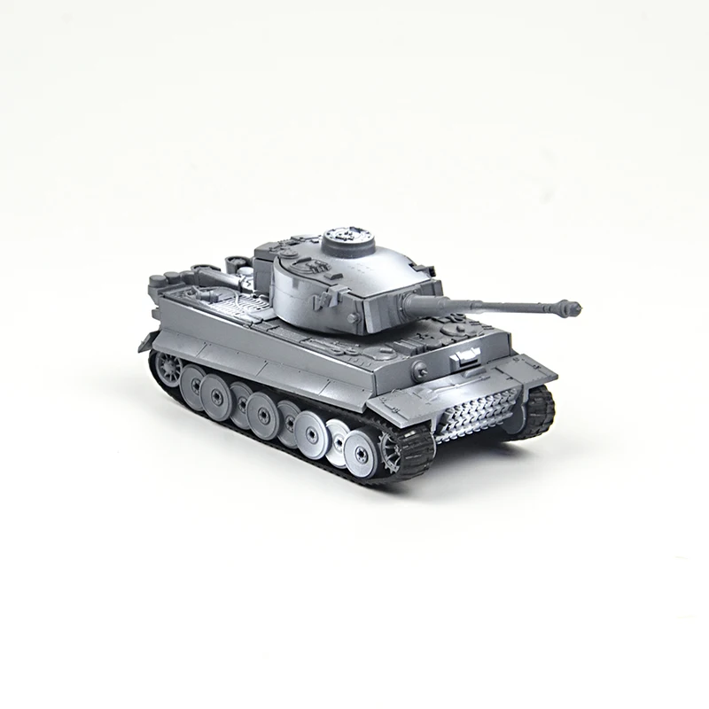 TIGER tank grey 1/72 4D сборные солдатики Тигр пантера Танк штурмовые модели здания литые игрушки War-II - Цвет: TIGER tank grey